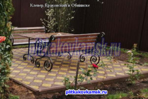 Производство и укладка тротуарной плитки Клевер Краковский в Жуковском районе Калужской области